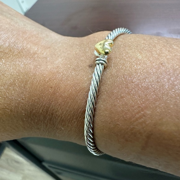 David Yurman Silver and Gold Bracelet - Picture 3 of 4
